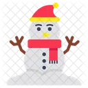 Snowman Snow Sculpture Snowperson Icon