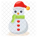 Snowman Snow Statue Ice Sculpture Icon