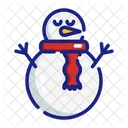 Snowman Winter Decoration Icon