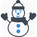 Snowman Man Person Icon