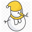 Snowman Snow Sculpture Snowperson Icon