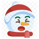 Snowman Laughing Laughing Fun Icon
