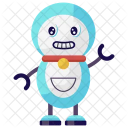 Snowman Robot  Icon