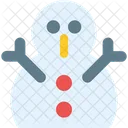 Snowman Sculpture Icon