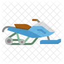 Snowmobile Adventure Sports Icon