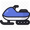 Snowmobile Winter Sport Snow Vehicle Icon