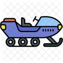 Snowmobile Sled Snow Vehicle Icon