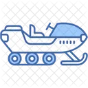 Snowmobile Sled Snow Vehicle Icon