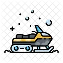 Snowmobile Snow Transport Icon