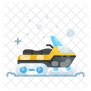 Snowmobile Snow Transport Icon