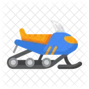 Snowmobile Motor Sled  Icon
