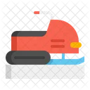 Snowmobile Motor Sled  Icon