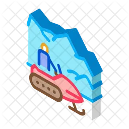 Snowmobile Winter  Icon