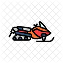Snowmobiling Winter Spend Icon