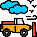 Snowplow Snow Removal Snow Clearing Vehicle Symbol