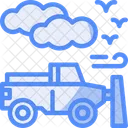 Snowplow Snow Removal Snow Clearing Vehicle Icon