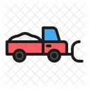 Snowplow Snow Plow Snowplough Icon