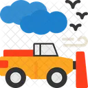 Snowplow Snow Removal Snow Clearing Vehicle Icon
