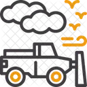 Snowplow Snow Removal Snow Clearing Vehicle Icon
