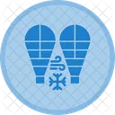 Snowshoes Winter Footwear Snow Travel Icon