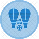 Snowshoes Winter Footwear Snow Travel Icon