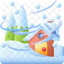 Snowstorm Snow Winter Icon