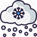 Snowy Snow Snowflake Icon