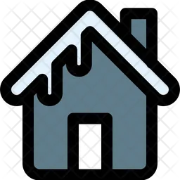 Snowy Building  Icon