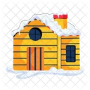 Winter Home Snowy House Home Building Icon