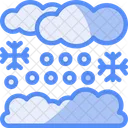 Snowy Day Winter Weather Snowfall Day Icon