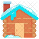 Snowy House Home House Icon