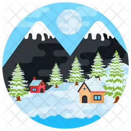 Snowy Landscape  Icon