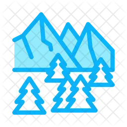 Snowy Mountain  Icon