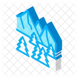 Snowy Mountain  Icon