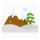 Snowy Mountain Mountain Snow Icon