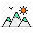 Snowy mountains  Icon