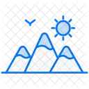 Snowy mountains  Icon