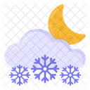 Snowy Night Icon