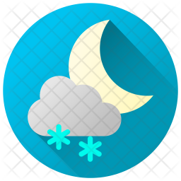 Snowy Night Icon