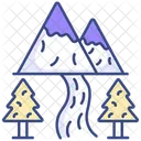 Snowy path  Icon