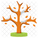 Snowy Tree Winter Tree Naked Tree Icon