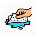 Soaking Spills Paper Icon