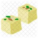 Soan Papdi Indian Sweet Festive Dessert Icon