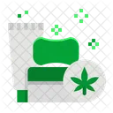 Cannabis Healthcare Foam Icon