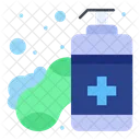 Soap Sanitizing Hand Sanitizer Icon