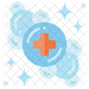 Bubbles Soap Washing Icon