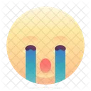Sob Emoji Smiley Icon