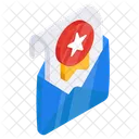 Sobre Certificado Mensaje Certificado Carta Certificada Icono