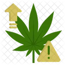 Marihuana Sativa Cannabis Icono