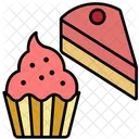 Padaria Cupcake Sobremesa Ícone